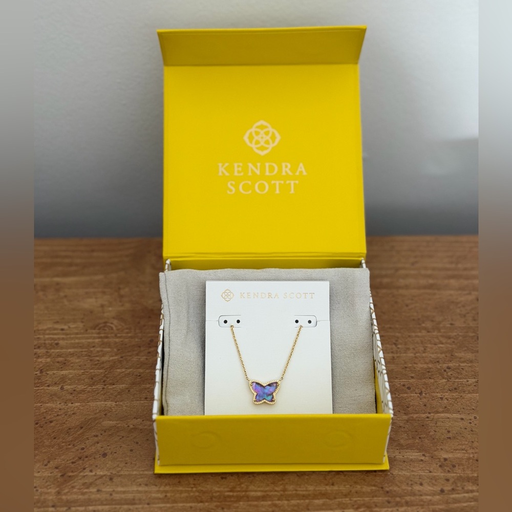Kendra Scott Iridescent Butterfly Necklace